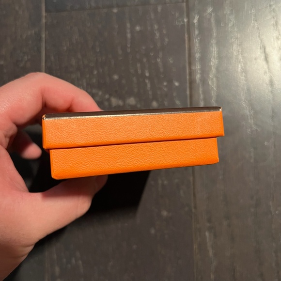 Hermes small jewelry empty box case decoration storage orange - Picture 6 of 8